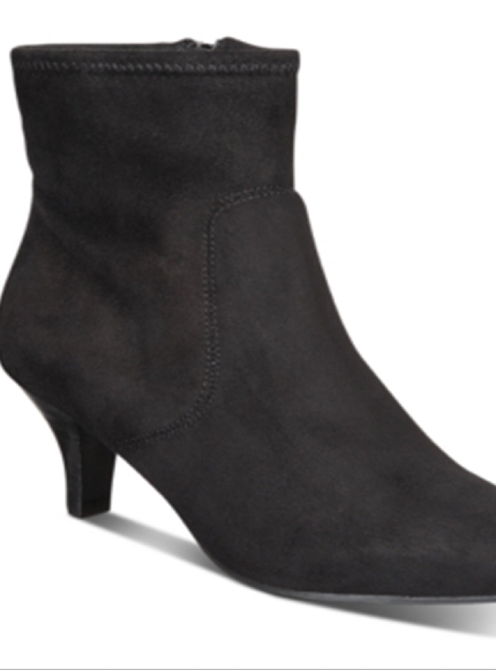 Impo Women's Noria Fabric Pointed Toe Ankle Fashion Boots Black Size 9 M
