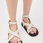 Free People - Women's Anya Crisscross Footbed Sandals