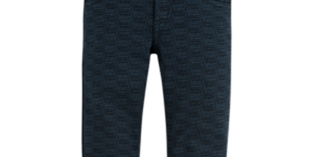 Levi's Big Boy's 512 Slim Tapered Fit Stretch Logo Print Jeans Blue Size 12