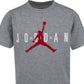 Jordan Women's Grade School T-Shirts Gray Size Medium