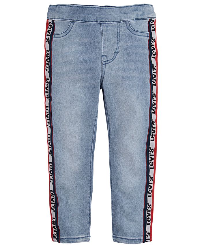 Levi's Big Girl's Side Stripe Jeggings Blue Size 8
