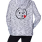 French Kyss - Kiss Emoji Hooded Cardigan