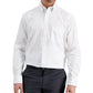 Club Room Men's Regular Fit Cotton Pinpoint Dress Shirt White Size 34X35
