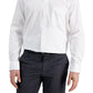 Club Room Men's Regular Fit Cotton Pinpoint Dress Shirt White Size 34X35
