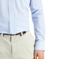 Club Room Men's Regular Fit Cotton Mini Gingham Dress Shirt Blue Size 15X32X33