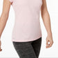 ID Ideology Women's Rapidry Heathered Performance T-Shirt Pink Size Large