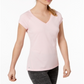 ID Ideology Women's Rapidry Heathered Performance T-Shirt Pink Size Large