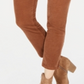 Style & Co Women's Tummy Control Corduroy Pants Brown Size 4 Petite