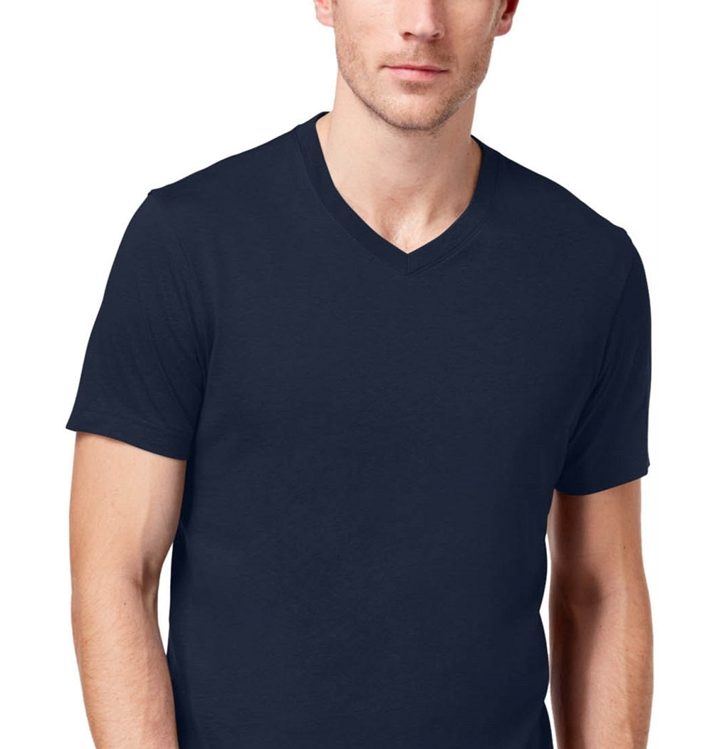 Club Room Men's Basic T-Shirt Blue Size Medium