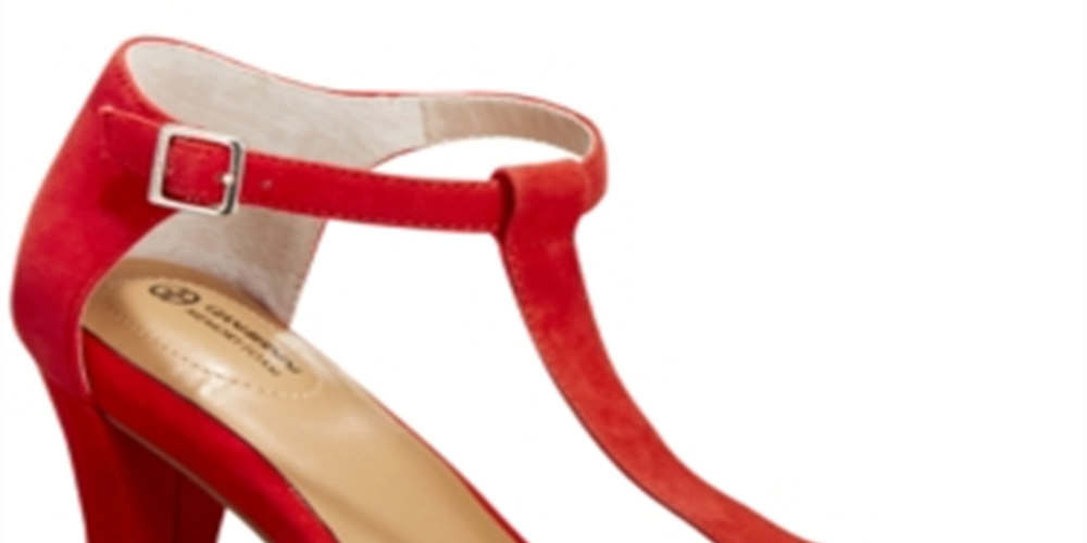 Giani Bernini Women's Claraa Memory Foam Dress Sandals Red Size 5.5
