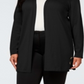 JM Collection Women's Grommet Lace Up Cardigan Black Size 2X