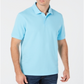 Club Room Men's Polo Classic Fit Stretch Shirt Blue Size Large