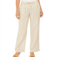 Charter Club Women's Linen Drawstring Waist Pants Brown Size XX-Large