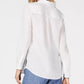 Charter Club Women's Linen Button Front Shirt White Size Petite X-Large