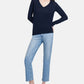 Charter Club Women's Pure Cashmere V Neck Sweater Navy Size X-Small