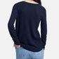 Charter Club Women's Pure Cashmere V Neck Sweater Navy Size X-Small