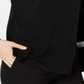 Charter Club Women's Tie Detail Sweater Black Size Petite L