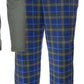 Isotoner Signature Men's Sleep Thermal Top Pant Set Blue Size Large