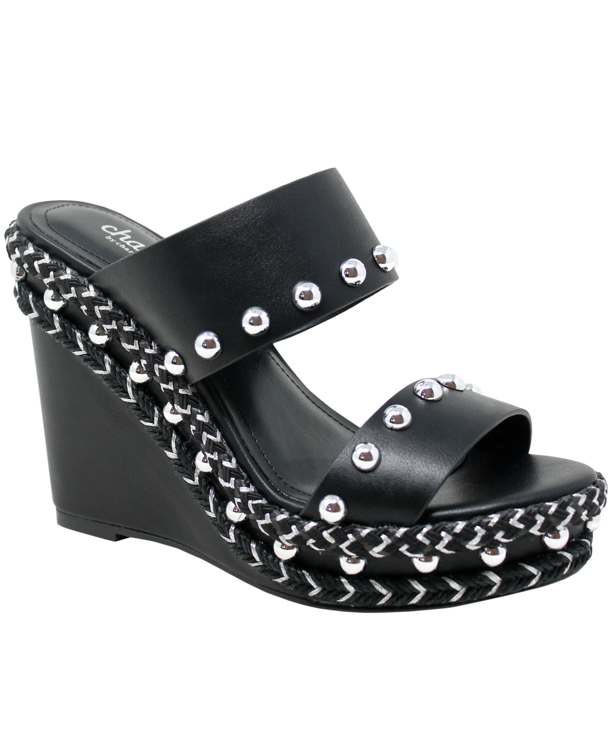 Charles By Charles David Women's Humble Platform Wedge Sandal Black Size 5 M