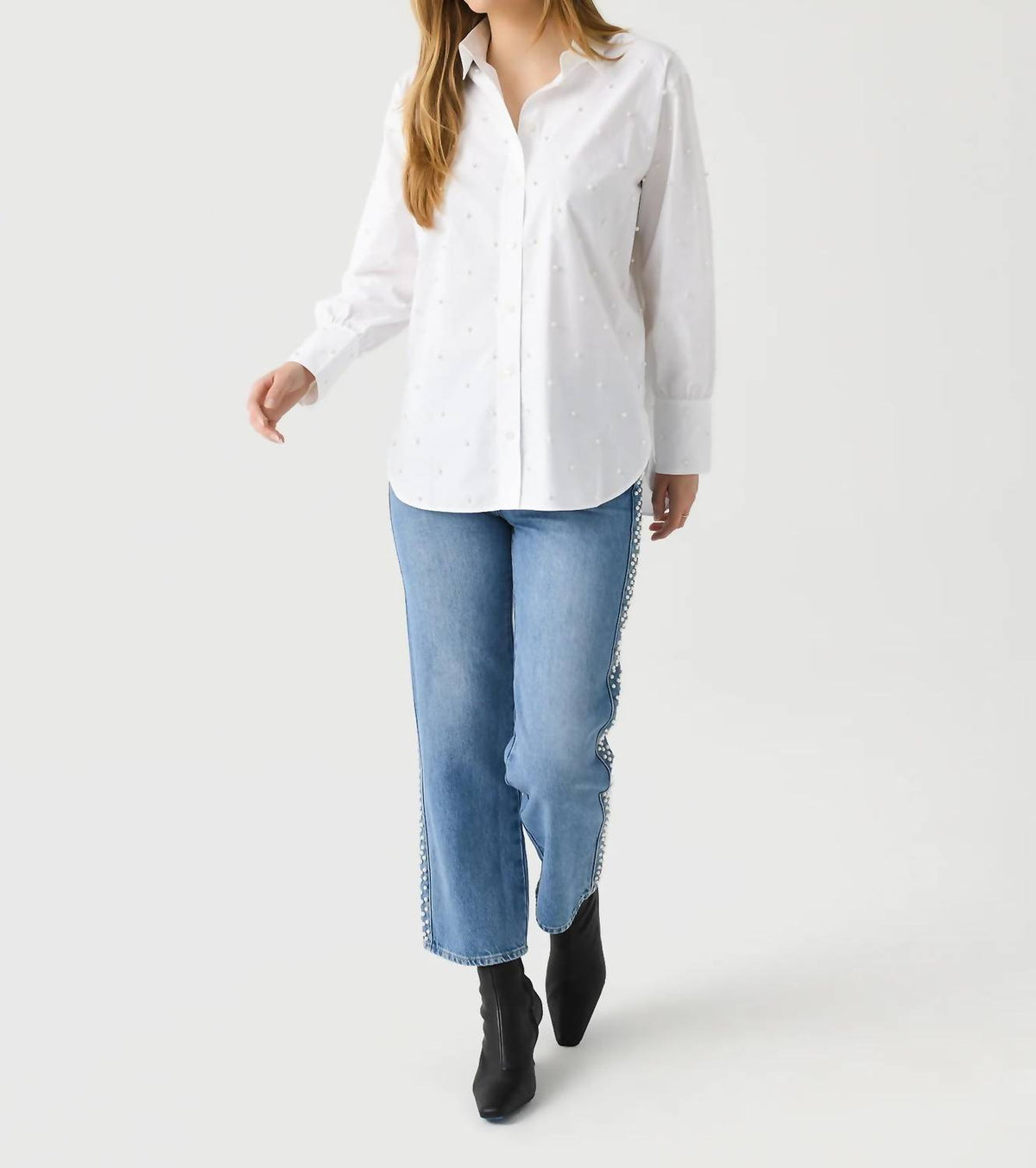 Frame - Atelier Le Jane Cropped Straight Leg Jean