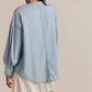 Free People - Denim Dreaming Pullover