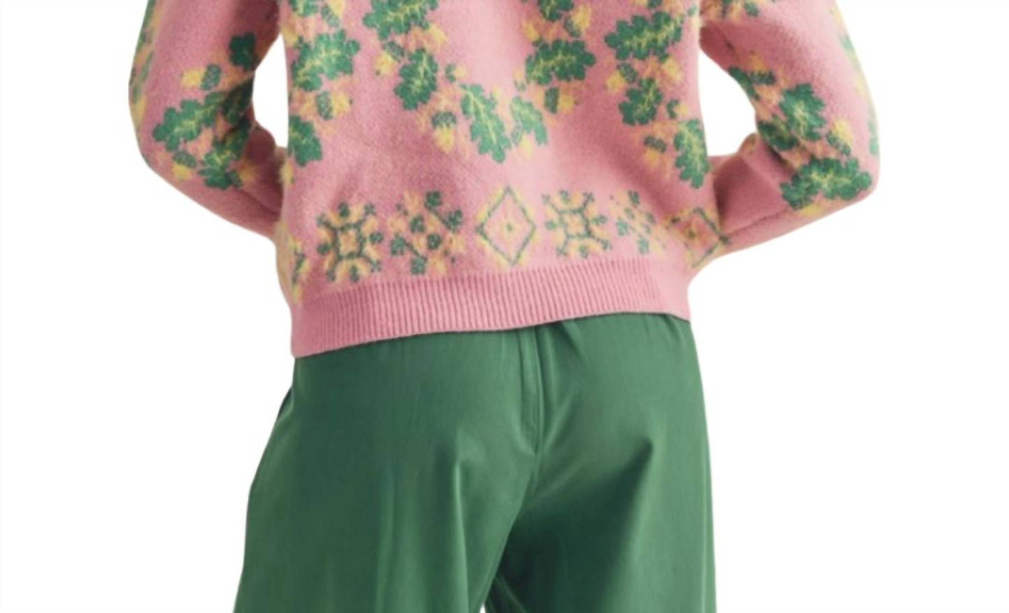 &Merci - Mixed Knit Faire Isle Sweater