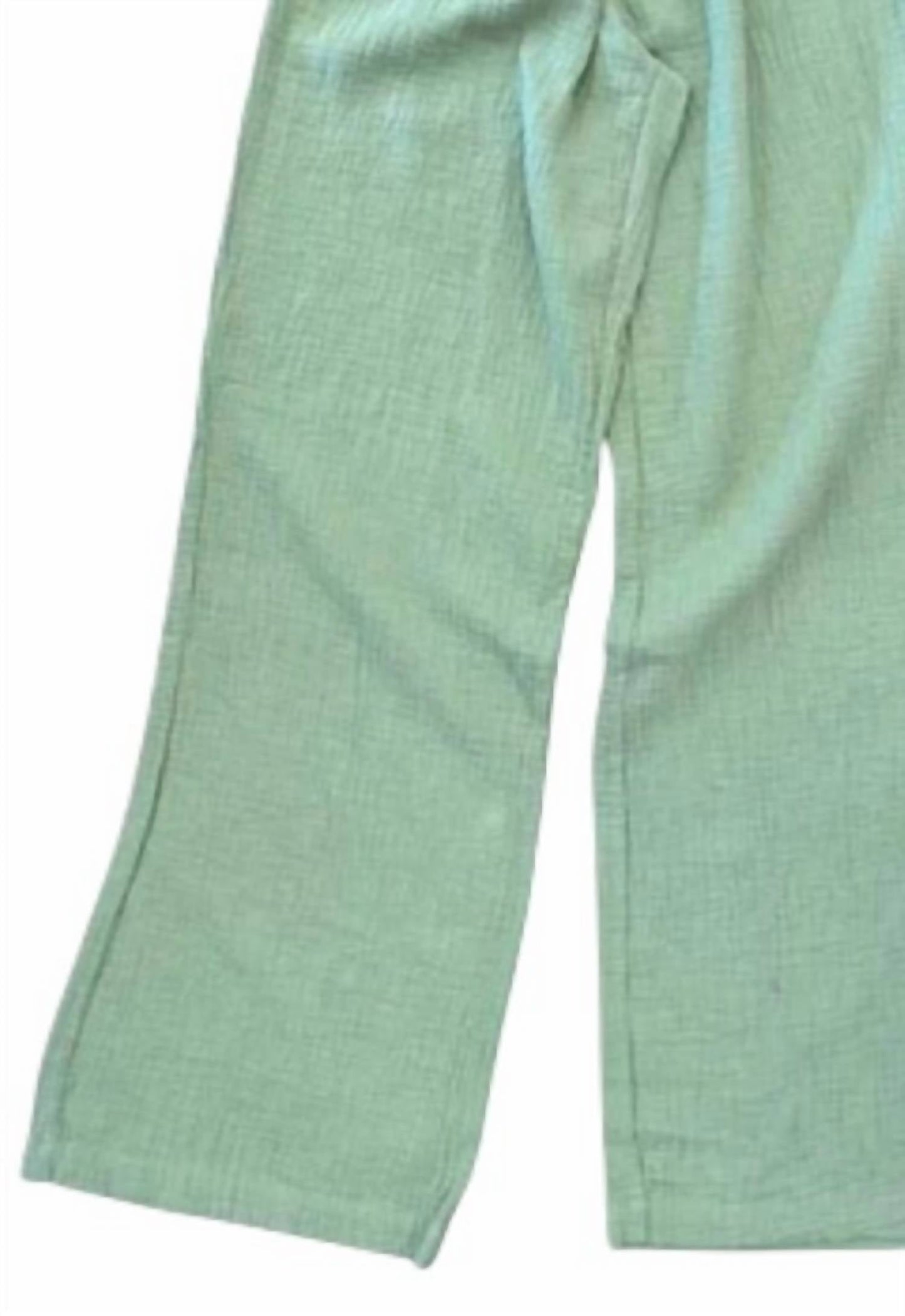 Bobi - Women's Smocked Waist Wide Leg Pants