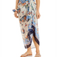 Echo Women's Floral Bandana Pareo & Scrunchie Set Blue Size Regular
