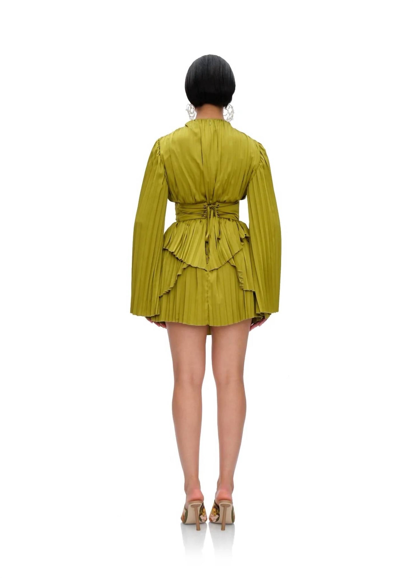 Andrea Iyamah - Women's Lenti Pleated Mini Dress