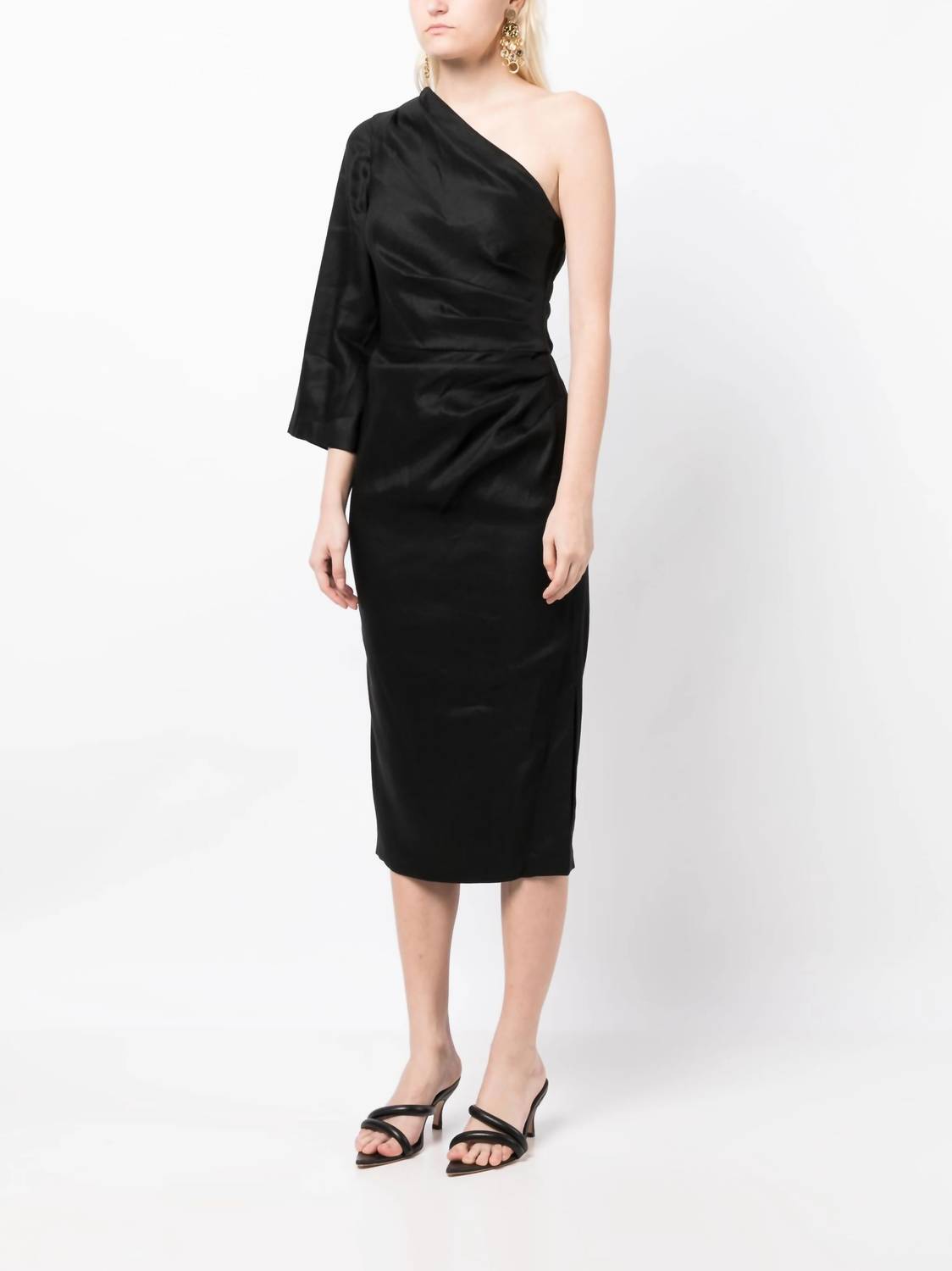 Veronica Beard - Patsy One Shoulder Neckline Dress