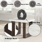 Edwyn Natural Marble Top End Table