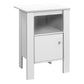 Accent Nightstands with Storage and Transitional Style