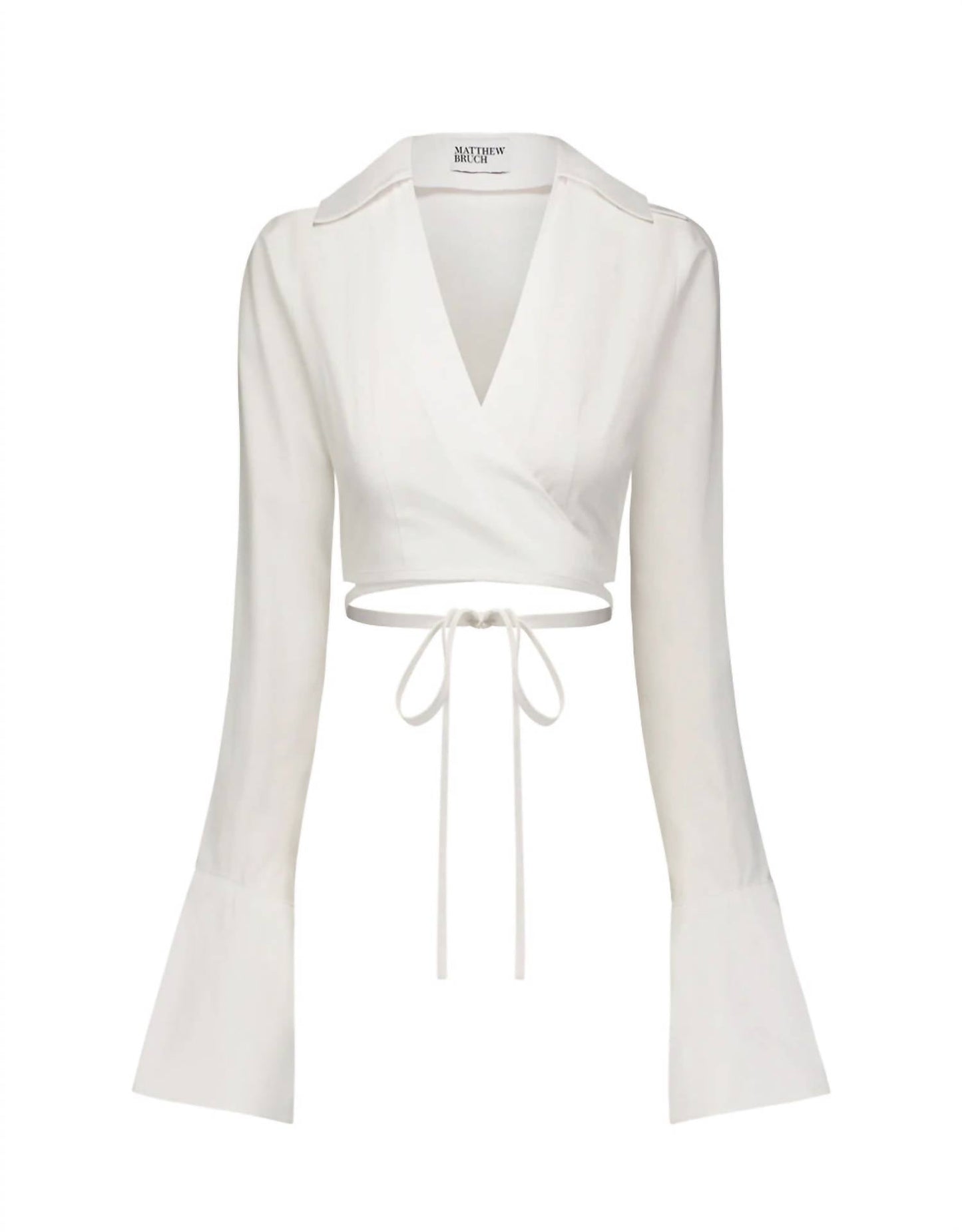 Matthew Bruch - Long Sleeve Wrap Top