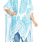 Yak & Yeti - Boho Floral Tassels Kimono Wrap
