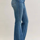 Judy Blue - High Waist Flare Tummy Control Double Button Jeans