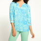 Fdj - Bicolor Floral Top