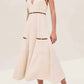 Alexis - Arden Twill Halter Midi Dress