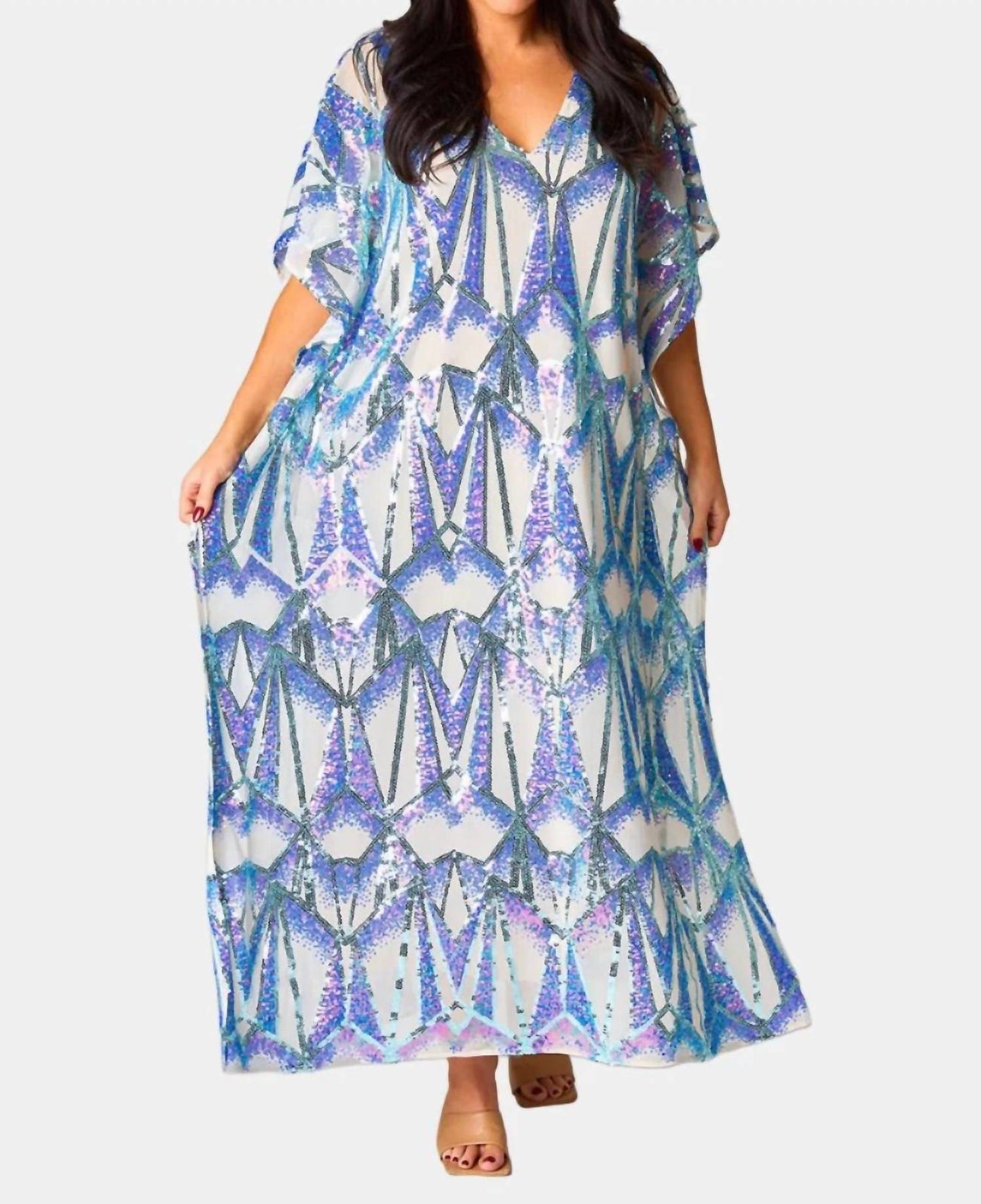 Buddylove - Sequin Caftan Maxi Dress