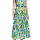 Donna Morgan Women's Floral Sleeveless Shirtdress Green Size 8