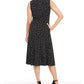 London Times Women's Fit & Flare Dress Blue Size 10Petite