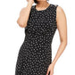 London Times Women's Fit & Flare Dress Blue Size 10Petite