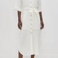 जेड सप्लाई - ब्रीज़ लिनन मिडी ड्रेस