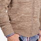 Weatherproof Vintage Men's Marled Cardigan Sweater Brown Size XL