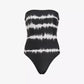 Allsaints - Curtis Bandeau Tie Dye Swimsuit