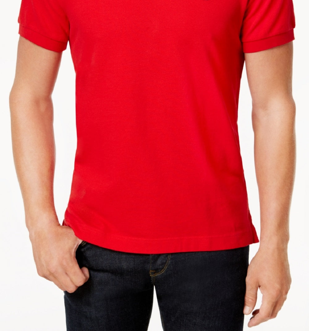 Tommy Hilfiger Men's Classic Fit Ivy Polo Red Size Large