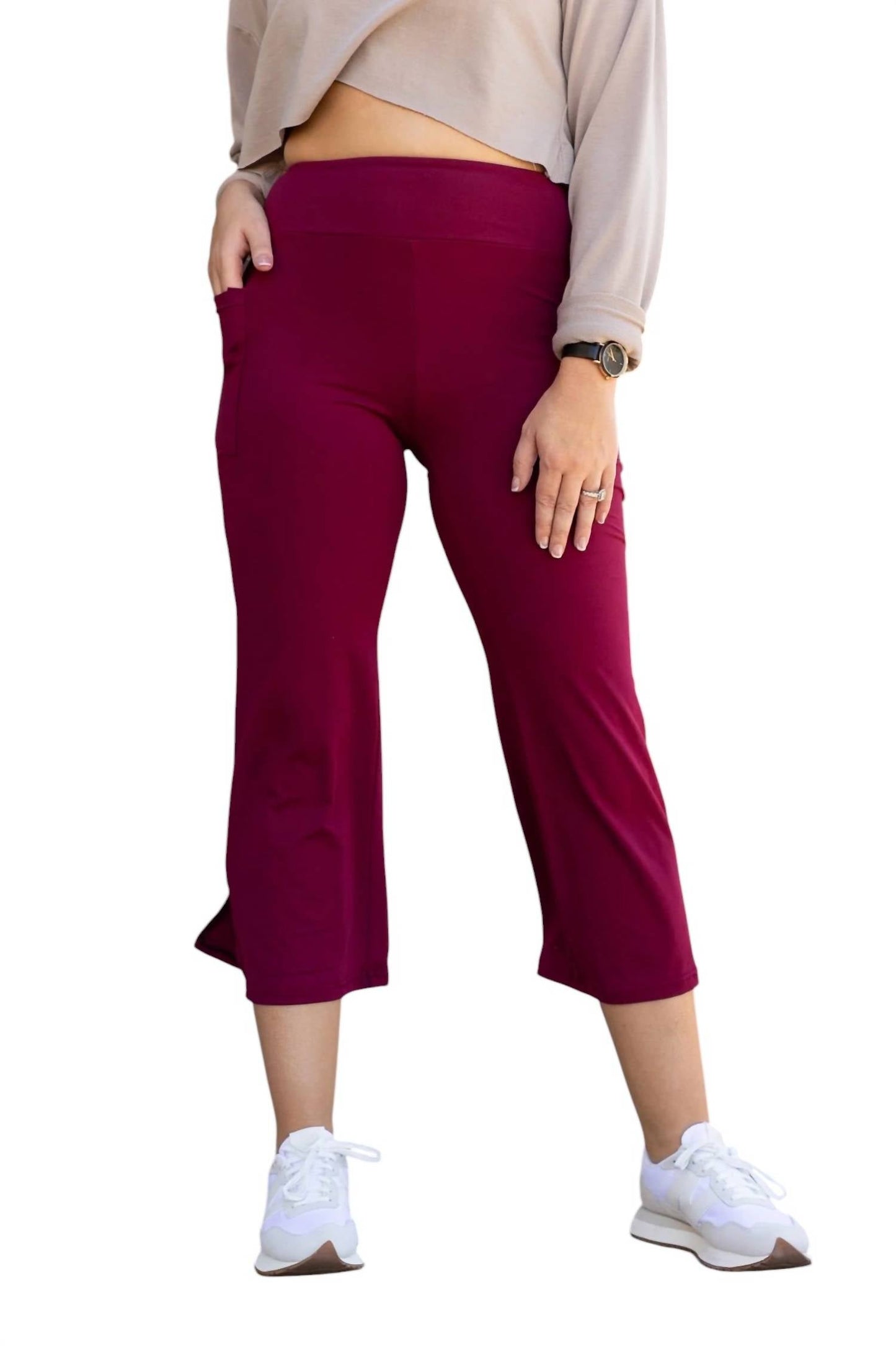Julia Rose - Courtney High Waisted Gaucho Pants
