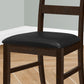 Dining Chair Set of 2 - Transitional Upholstered Black