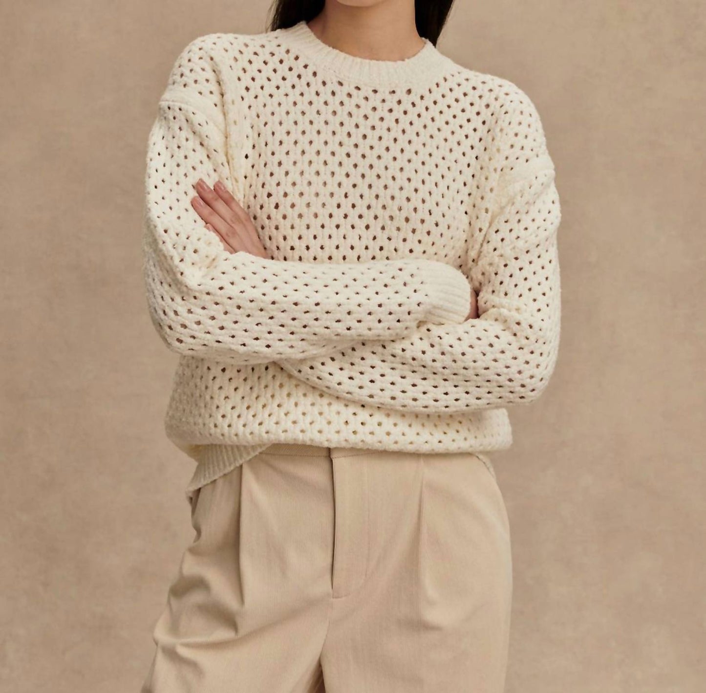 Varley - Grady Boucle Knit Sweater