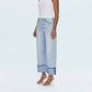 Pistola - Ryder High Rise Cuffed Straight Jeans
