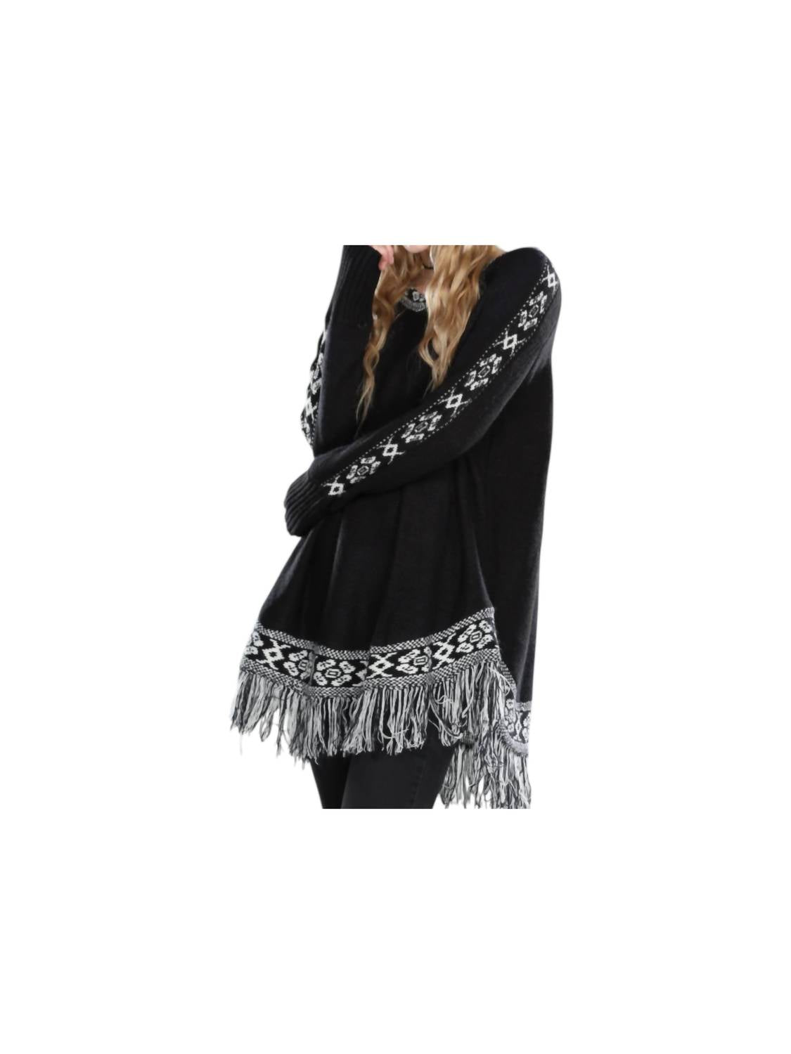 Collective Rack - Fringed Sweater Tunic